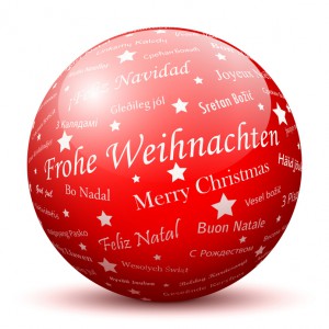 Weihnachtskugel Frohe Weihnachten